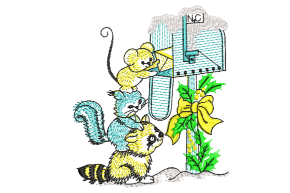 Animal Message Tower: Seasonal Embroidery Review