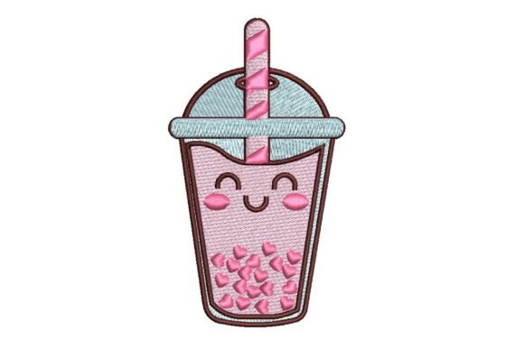 Hearts Boba Tea Embroidery: A Sellerβs Review