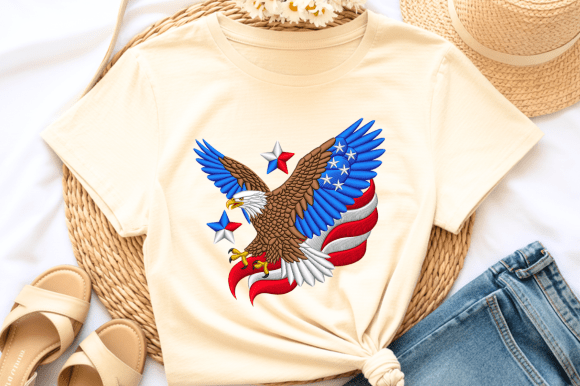 Patriotic Eagle Embroidery PNG: A Designer Review