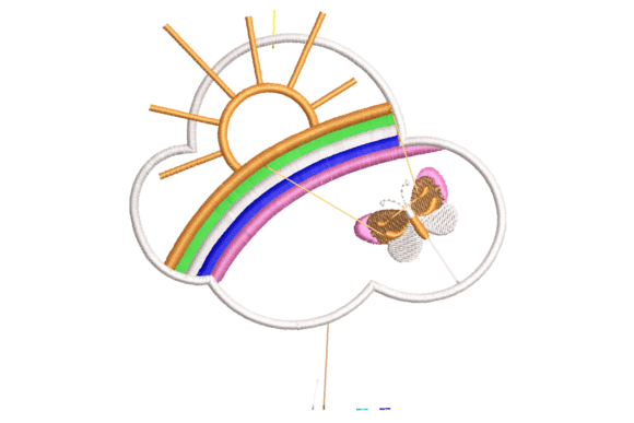 Rainbow Sky Embroidery Design: A Maker’s Review