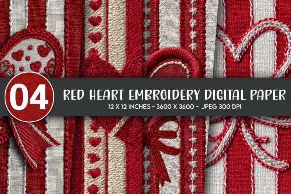 Red Heart Embroidery Digital Paper: A Makerβs Review