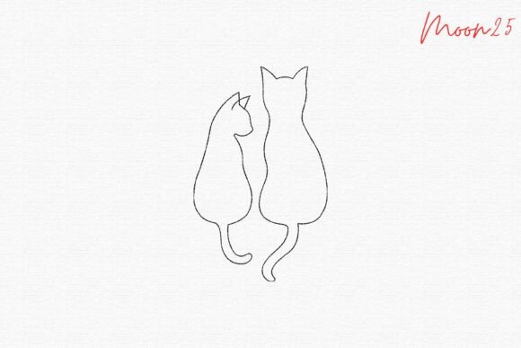 Two Cats Minimal Line Embroidery: A Maker's Review